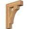 Ekena Millwork Legacy Block Rough Sawn Bracket, Western Red Cedar, 6"W x 26"D x 34"H BKT06X26X34LEC05RWR - alternate 1